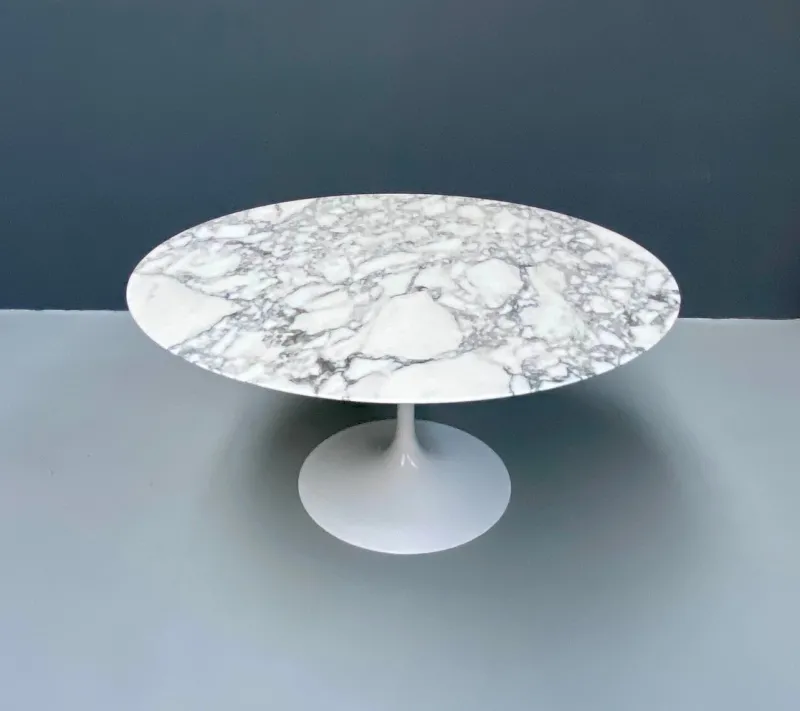 New Pamono Aresbescato Marble Dining Table by Eero Saarinen for Knoll