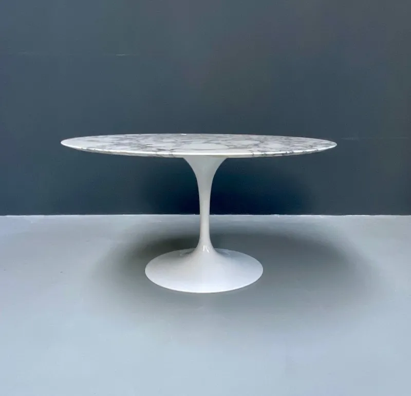 New Pamono Aresbescato Marble Dining Table by Eero Saarinen for Knoll