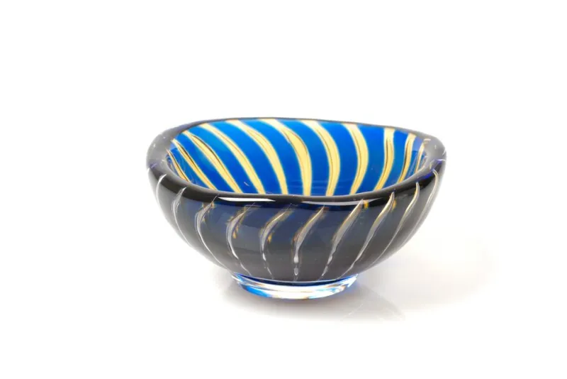 Online Pamono Ariel Glass Bowl by Edvin Öhrström for Orrefors, 1940s
