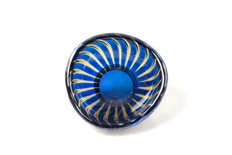 Online Pamono Ariel Glass Bowl by Edvin Öhrström for Orrefors, 1940s
