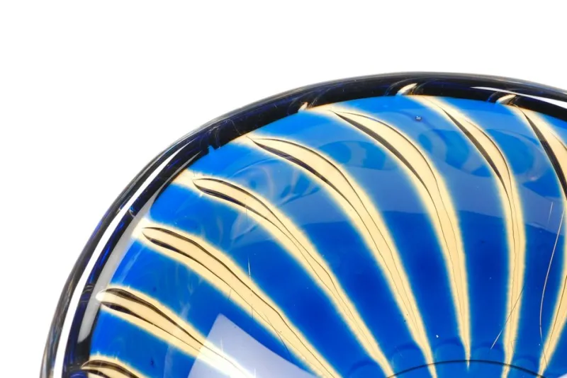 Online Pamono Ariel Glass Bowl by Edvin Öhrström for Orrefors, 1940s