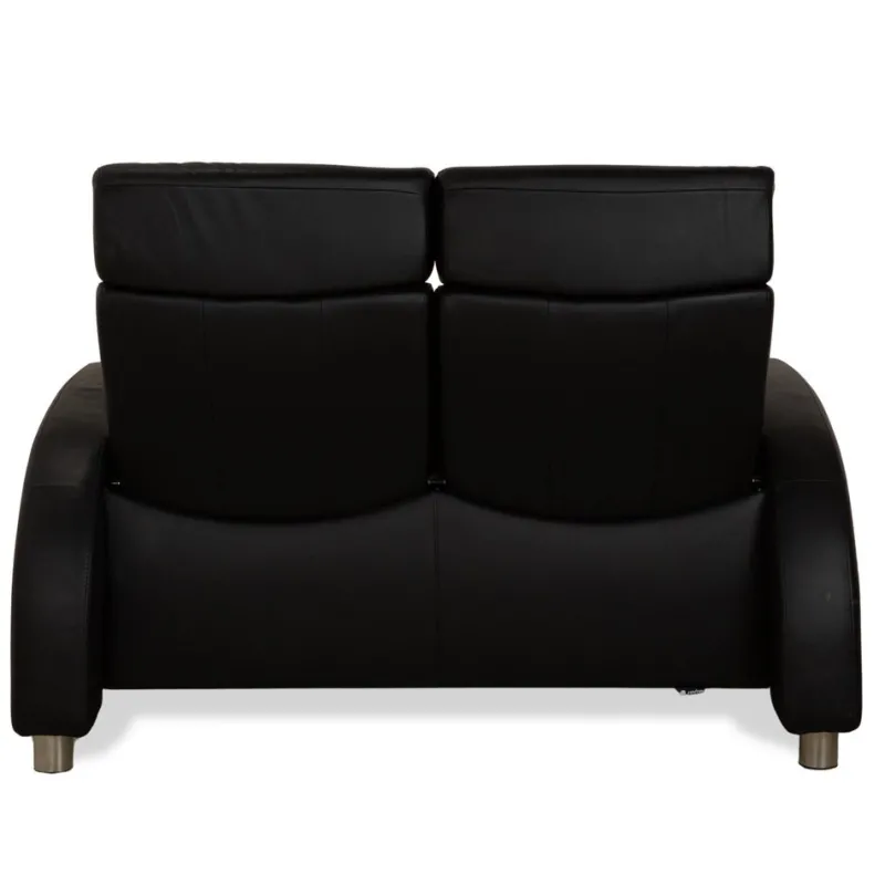 Clearance Pamono Arion 2-Seater Sofa in Black Leather from Stressless