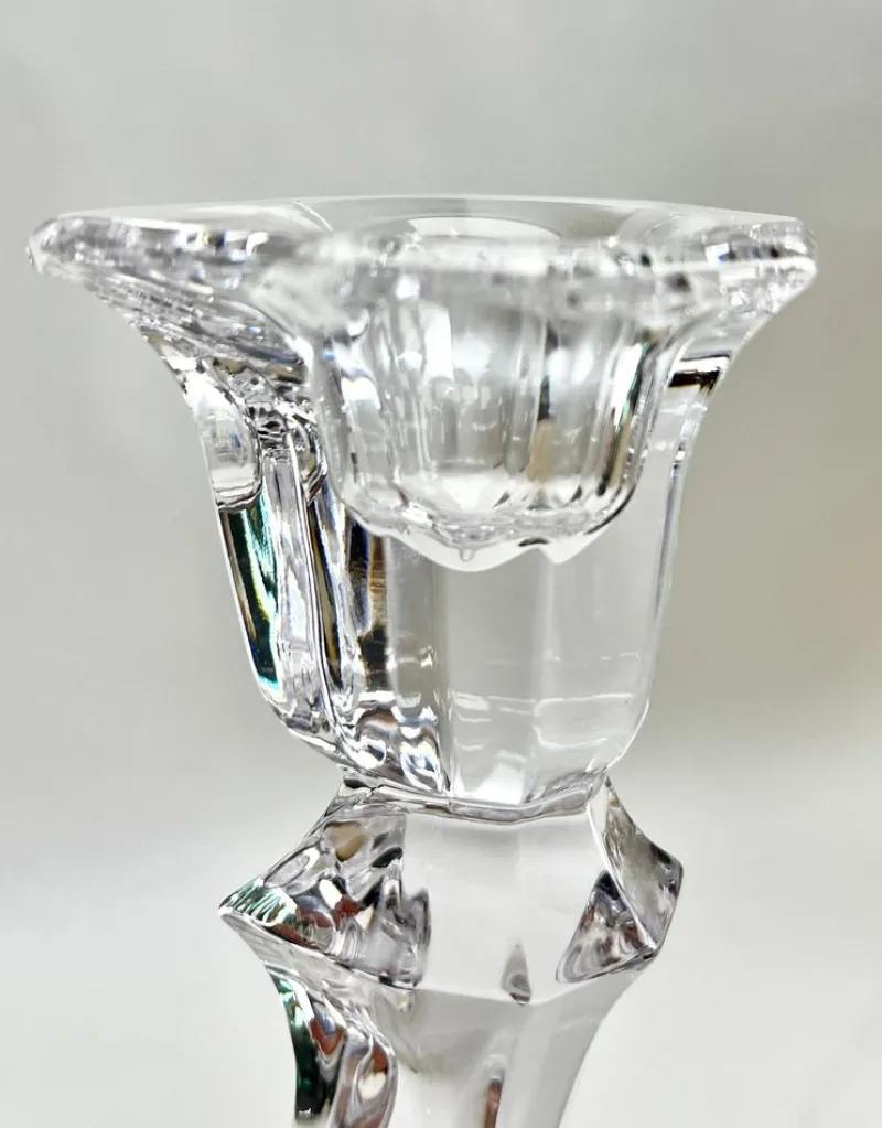 Best Pamono 5-Arm Crystal Candlestick from Val Saint Lambert, Belgium, 1930s