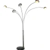 New Pamono 5-Arm Floor Lamp from Cottex, Sweden, 1970s