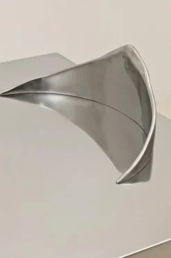 Best Pamono Armand Bureau Table in Inox Stainless Steel by Atelier Ellery