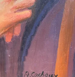 Pamono Armand Cacheux, Miss Cacheux 3, Oil on Canvas><noscript><img width=
