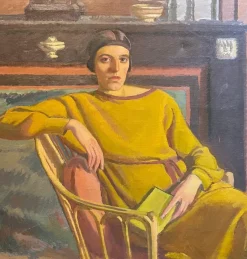 Clearance Pamono Armand Cacheux, Mme. Cacheux 2, Oil on Canvas