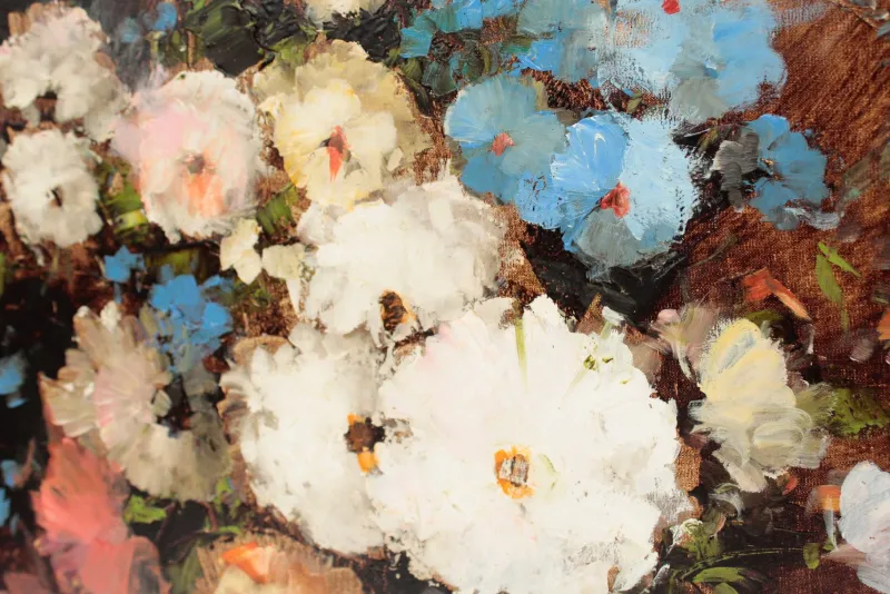 Pamono Armando Peroni, Still Life, 1950s, Oil on Canvas, Framed> Classical