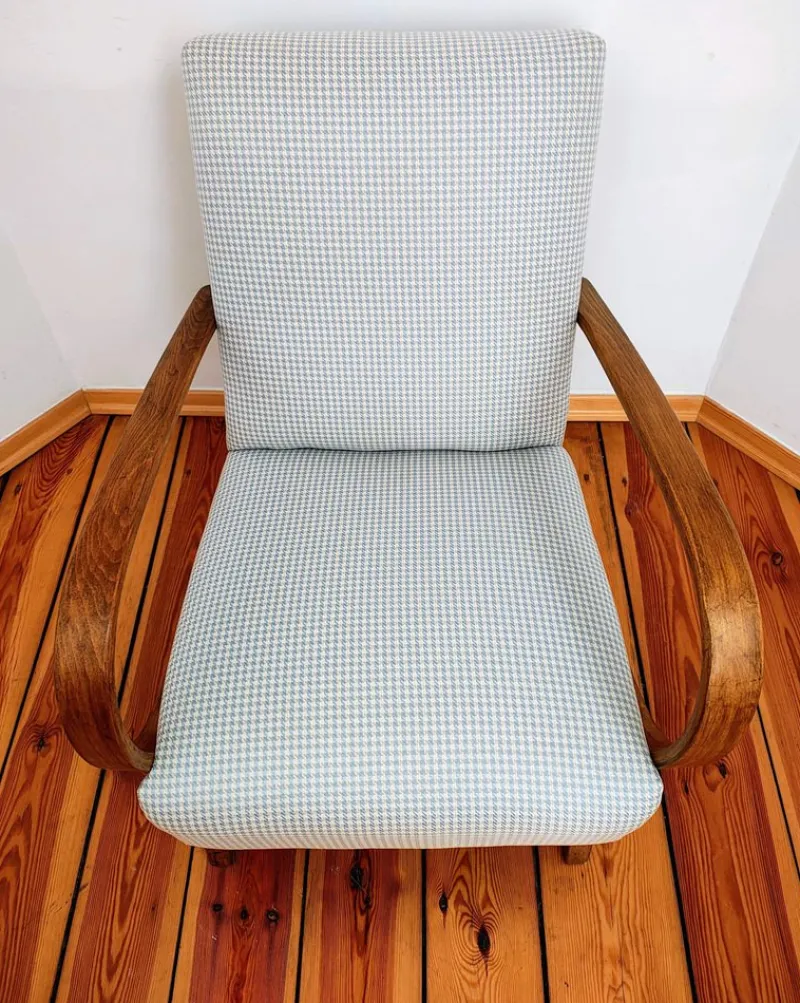 Pamono Armchair attributed to Jendrich Halabala for Up Závody, Former Czechoslovakia, 1950s> Lounge Chairs & Armchairs