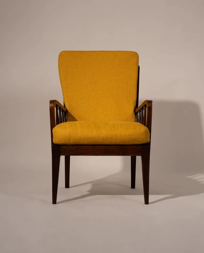 Pamono Armchairs attributed to Gio Ponti attributed to Gio Ponti, 1940, Set of 2> Lounge Chairs & Armchairs