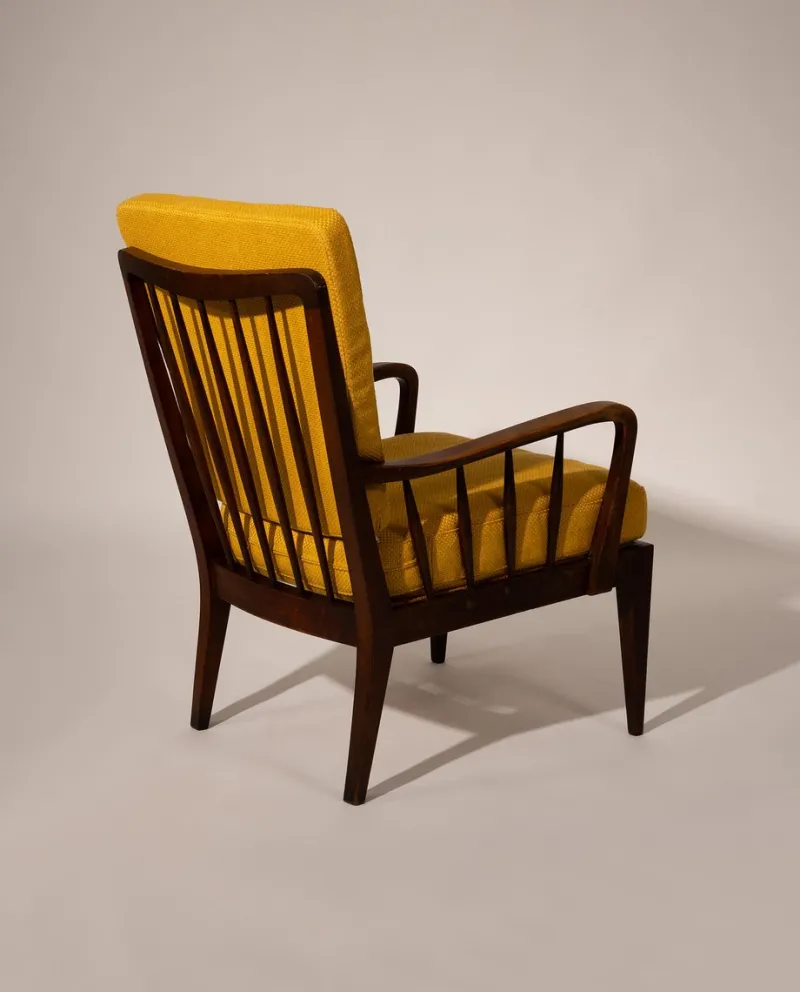 Pamono Armchairs attributed to Gio Ponti attributed to Gio Ponti, 1940, Set of 2> Lounge Chairs & Armchairs