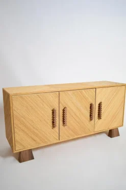Pamono Arrabida Rattan and Walnut Sideboard by Barracuda Interiors> Storage