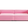 New Pamono Arraigo Sofa in Pink Velvet by Moanne
