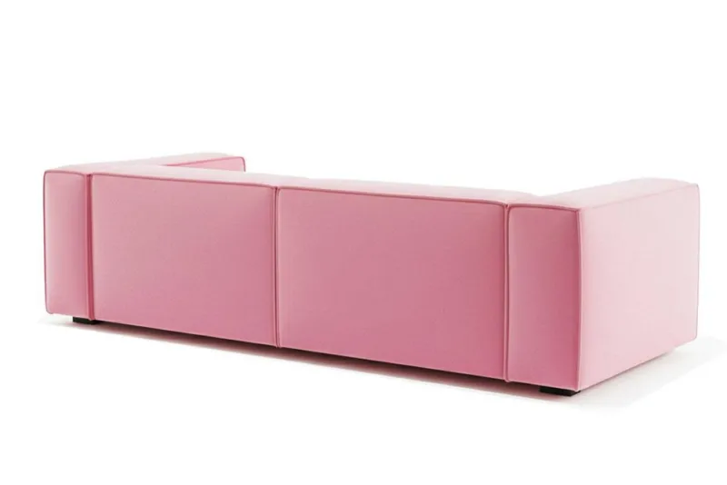 New Pamono Arraigo Sofa in Pink Velvet by Moanne
