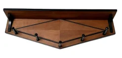 New Pamono Art Deco Amsterdam School Wall Coat Rack, 1920s