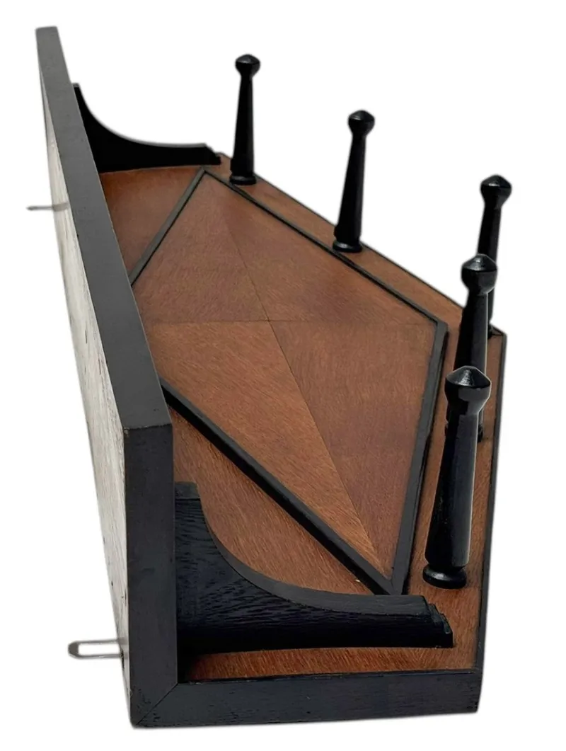 New Pamono Art Deco Amsterdam School Wall Coat Rack, 1920s