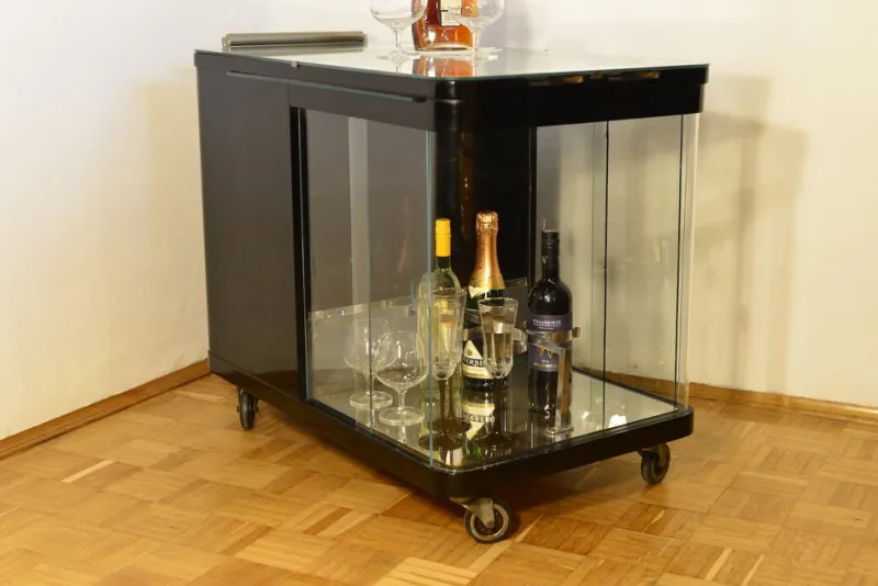 Pamono Art Deco Bar Trolley, 1940s> Serving Bar Carts & Trolleys