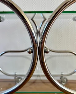 Hot Pamono Art Deco Bauhaus Chromed Bar Cart by Willem Hendrik Gispen