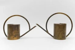 Hot Pamono Art Deco Bauhaus Watering Can in Massive Brass, Germany, 1950s