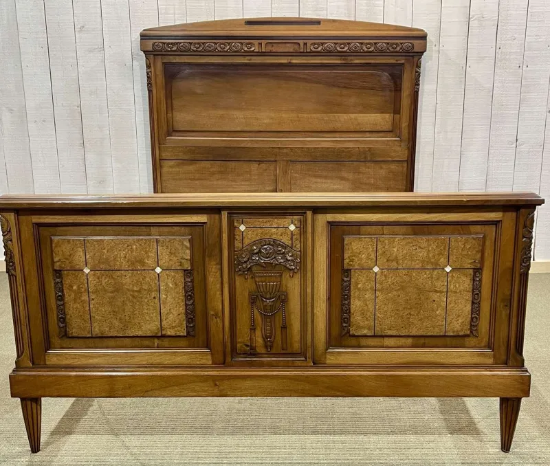 Pamono Art Deco Bed, 1920s> Beds & Bedroom Sets