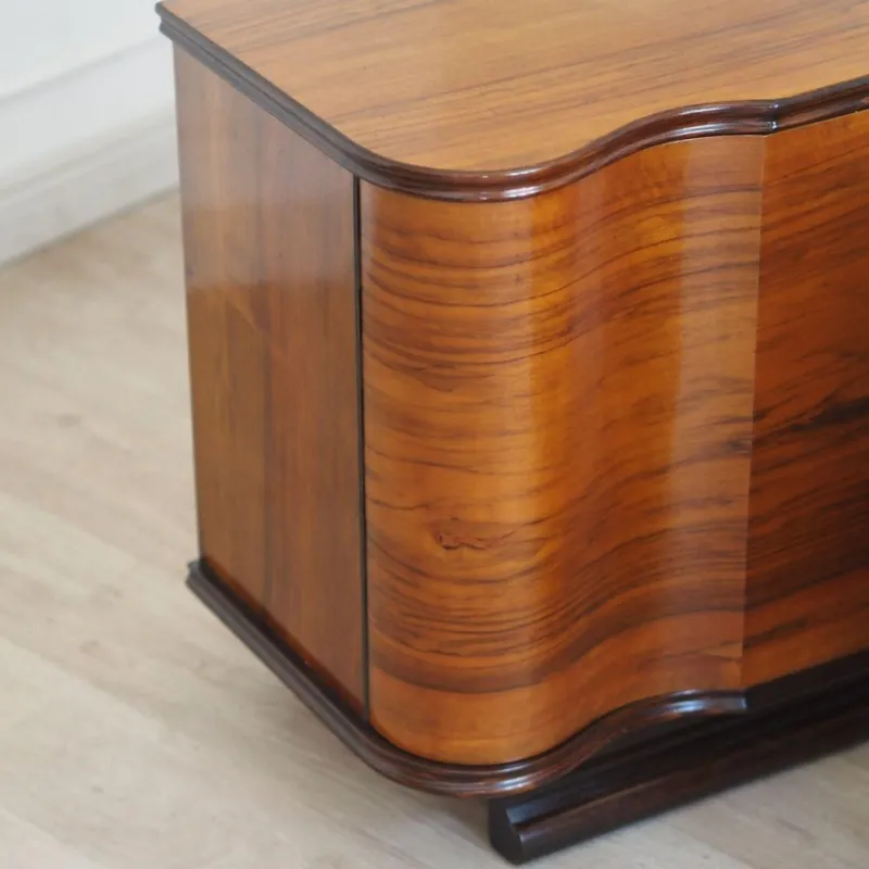 Clearance Pamono Art Deco Bedside Cabinets, Set of 2
