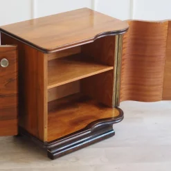 Clearance Pamono Art Deco Bedside Cabinets, Set of 2