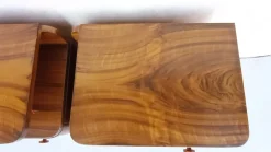 Pamono Art Deco Bedside Tables by Jindrich Halabala for Up Závody, 1940s, Set of 2><noscript><img width=