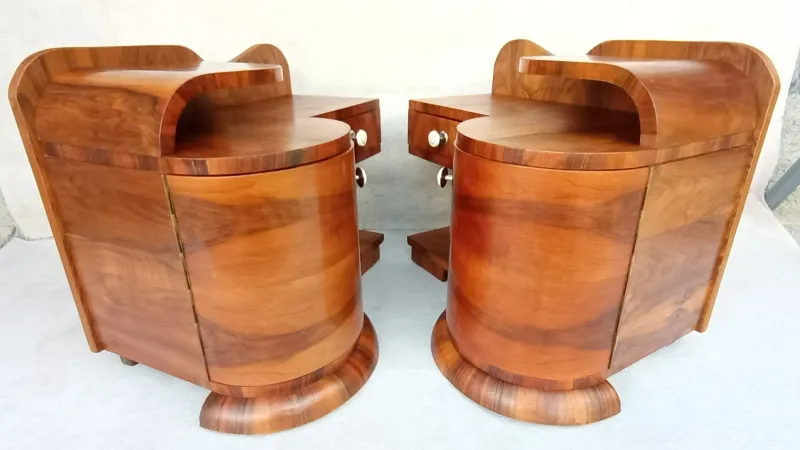 Discount Pamono Art Deco Bedside Tables by Jindřich Halabala for Up Závody, 1930s, Set of 2