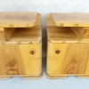 Clearance Pamono Art Deco Bedside Tables by Jindřich Halabala for Up Závody, 1950s, Set of 2