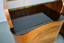 Best Pamono Art Deco Bedside Tables, Czechoslovakia, 1940s, Set of 2