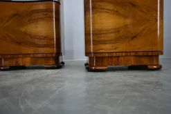 Best Pamono Art Deco Bedside Tables, Czechoslovakia, 1940s, Set of 2
