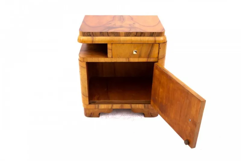 Pamono Art Deco Bedside Tables, 1950s, Set of 2> Nightstands