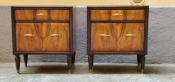 Pamono Art Deco Bedside Tables, 1920s, Set of 2> Nightstands