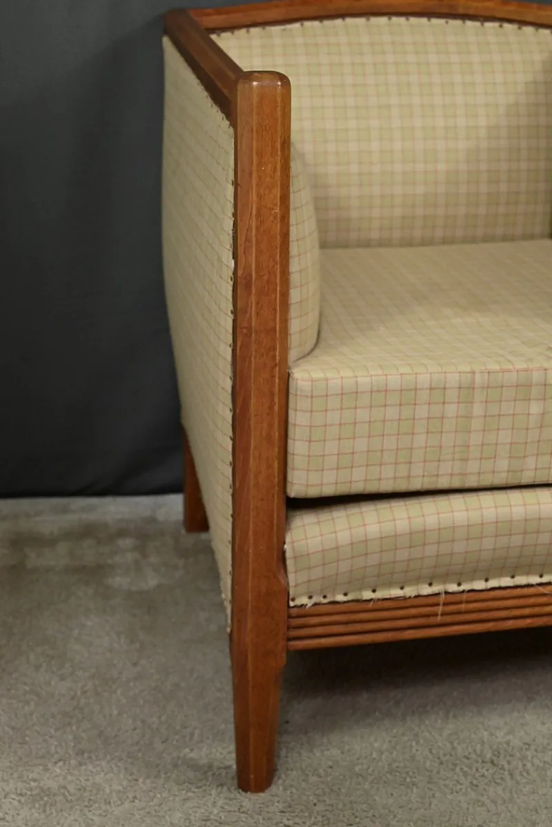 Pamono Art Deco Beech Armchair, 1930s> Lounge Chairs & Armchairs