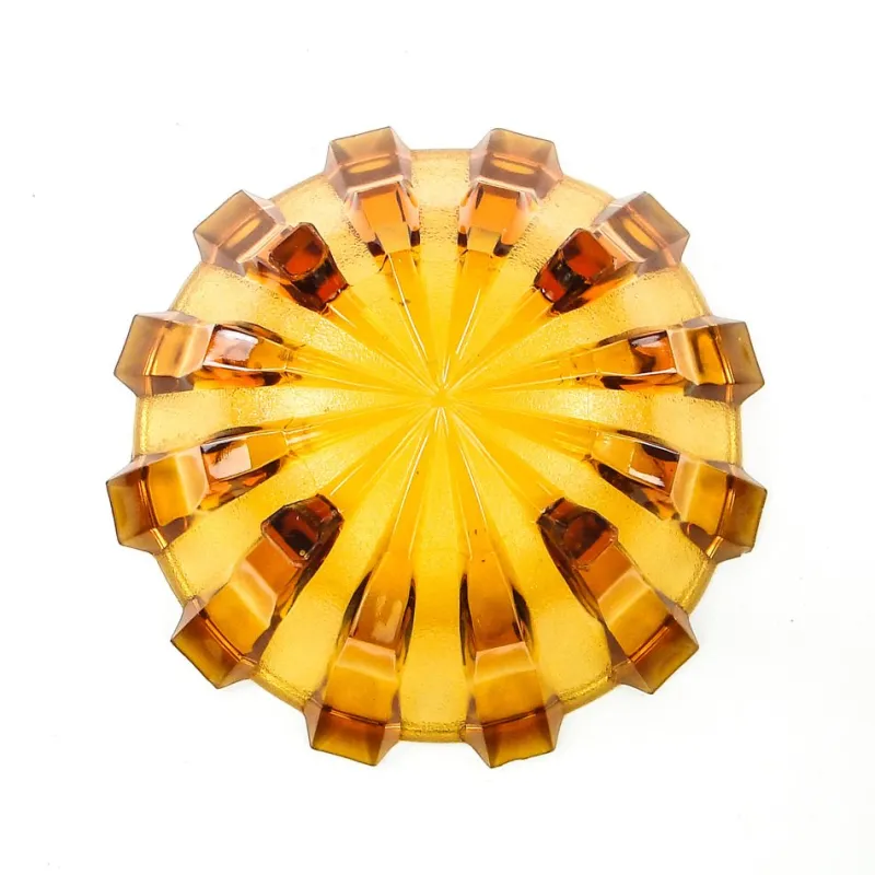 Pamono Art Deco Belgian Bowl by Val Saint Lambert, 1950s> Bowls