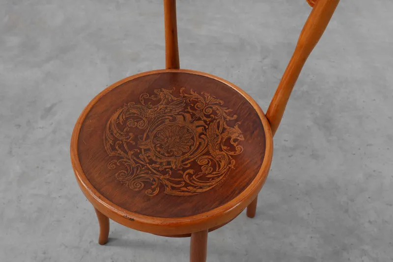 Pamono Art Deco Bentwood Chair from Jacob & Josef Kohn, Austria, 1910s> Side Chairs & Dining Chairs