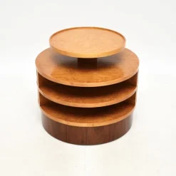 Pamono Art Deco Birds Eye Maple Occasional Table, 1930s> Coffee & Side Tables