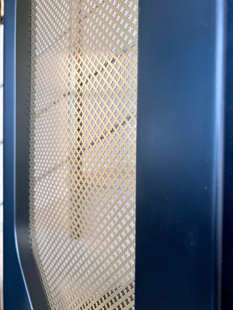 Pamono Art Deco Black Ebonized Wood and Gold Metal Screens, 1960s> Room Dividers & Screens