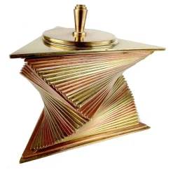 Discount Pamono Art Deco Box in Copper and Brass by John Otar, 1930s