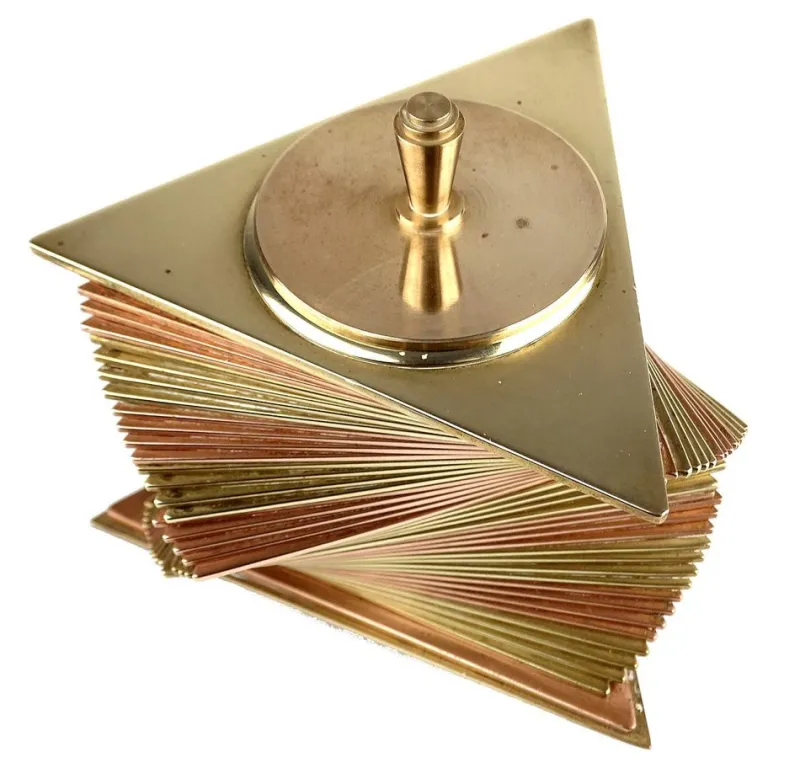 Discount Pamono Art Deco Box in Copper and Brass by John Otar, 1930s