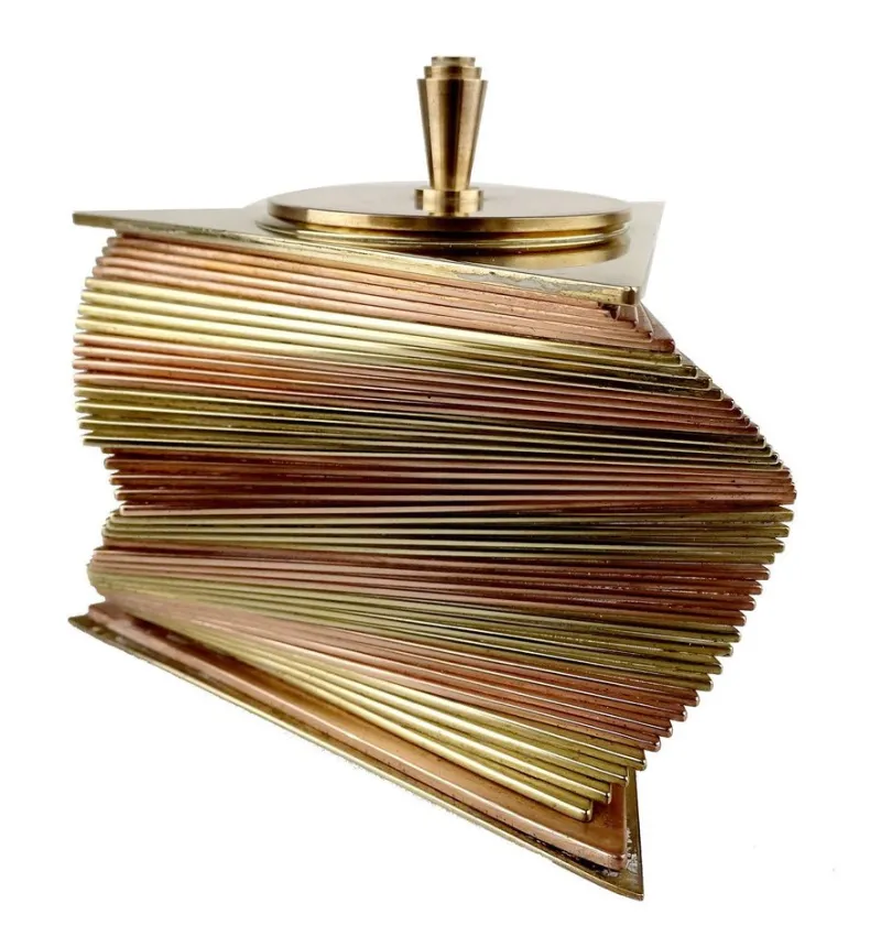 Discount Pamono Art Deco Box in Copper and Brass by John Otar, 1930s