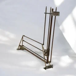 Online Pamono Art Deco Brass Wall Corner Coat and Hat Rack, 1920s