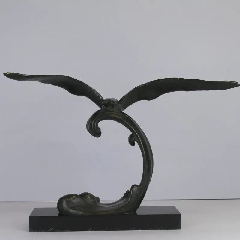 Clearance Pamono Art Deco Bronze Sculpture by Ouline, 1930s