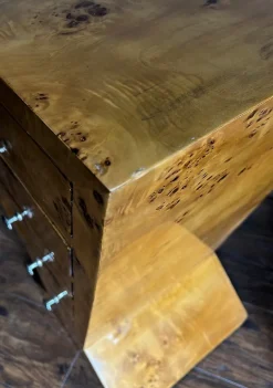 Pamono Art Deco Burl Commode or Console><noscript><img width=