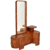 Pamono Art Deco Burl Walnut Sculptural Entry Cabinet by Osvaldo Borsani, 1930s> Dressing Tables