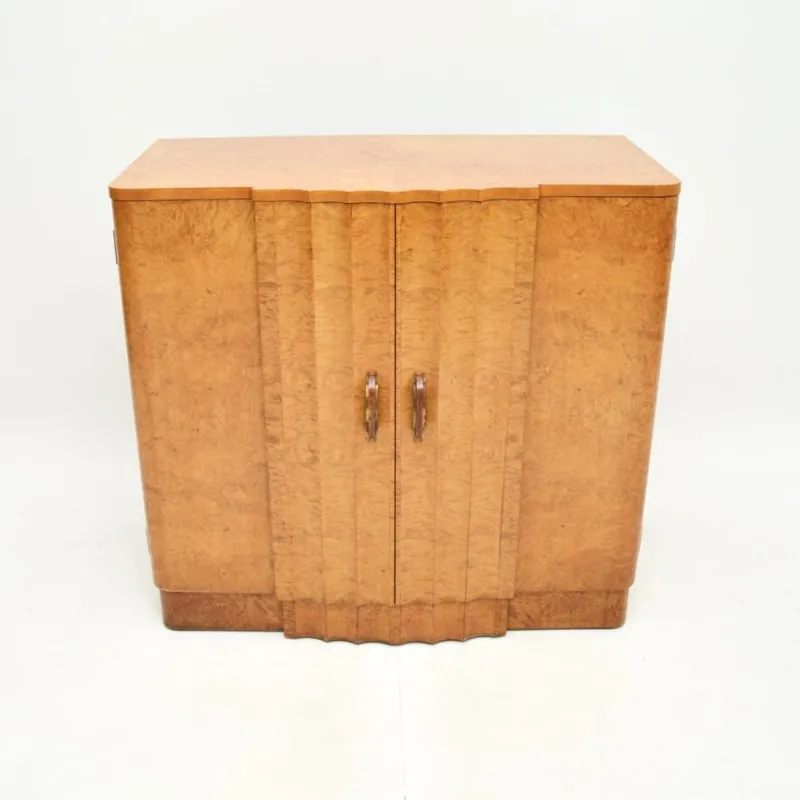 Online Pamono Art Deco Burr Walnut Cabinet from Harry and Lou Epstein, 1930s