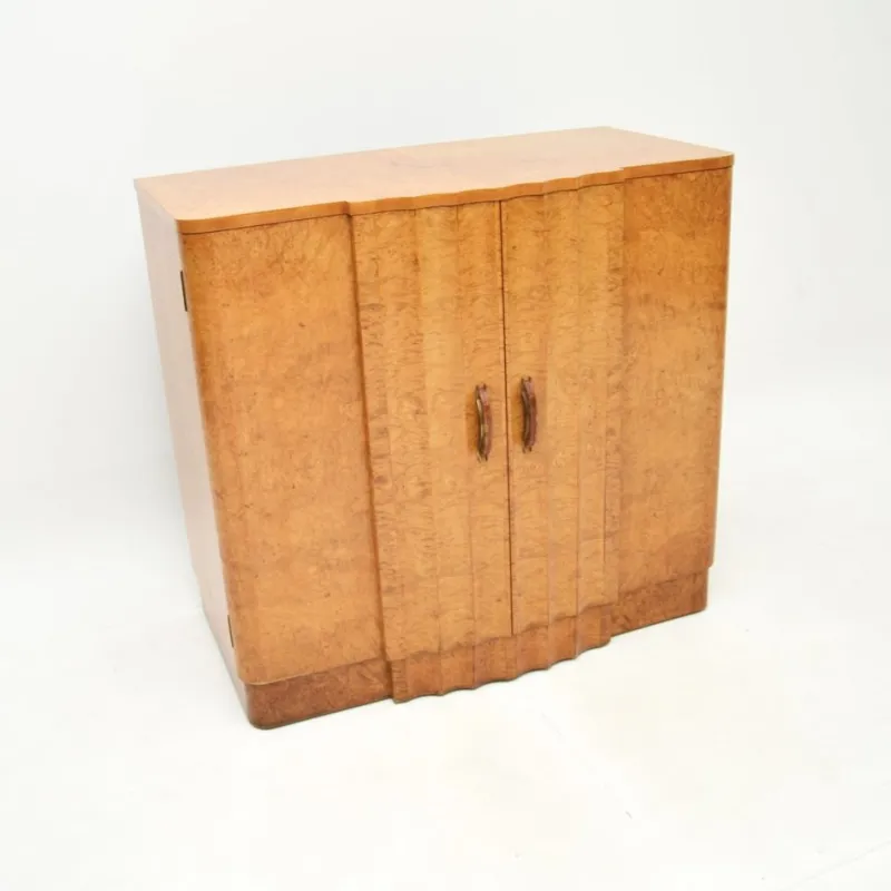 Online Pamono Art Deco Burr Walnut Cabinet from Harry and Lou Epstein, 1930s