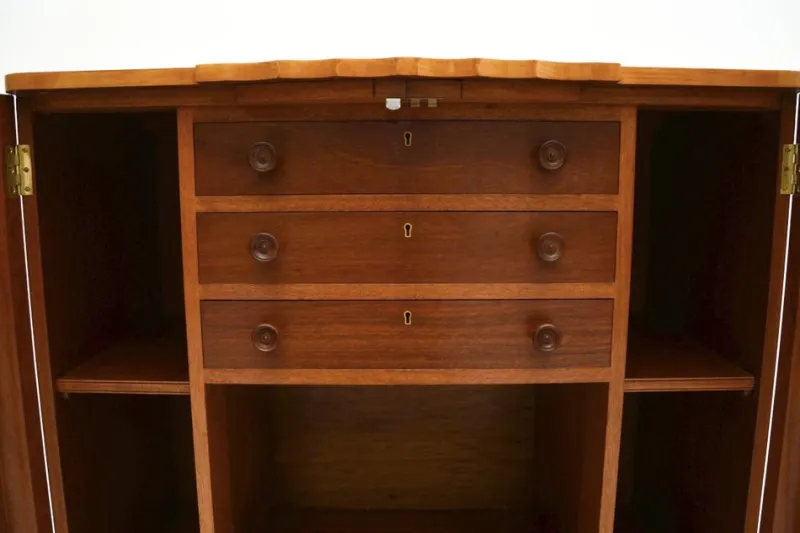 Online Pamono Art Deco Burr Walnut Cabinet from Harry and Lou Epstein, 1930s