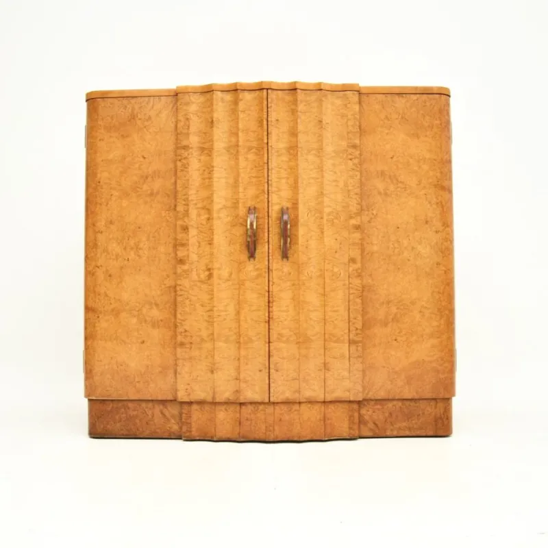Online Pamono Art Deco Burr Walnut Cabinet from Harry and Lou Epstein, 1930s