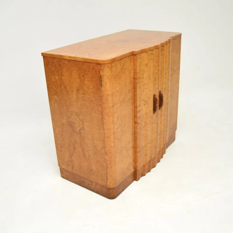 Online Pamono Art Deco Burr Walnut Cabinet from Harry and Lou Epstein, 1930s